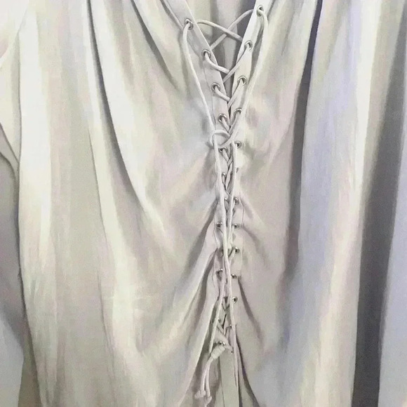 Ramy Brook lace up blouse small - Picture 2 of 6